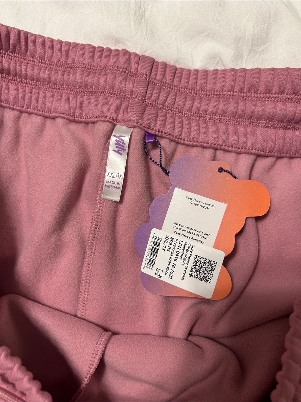 Pink Cargo Jogger Sweatpants - Picture 5 of 6